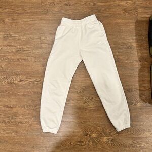 adidas cream joggers